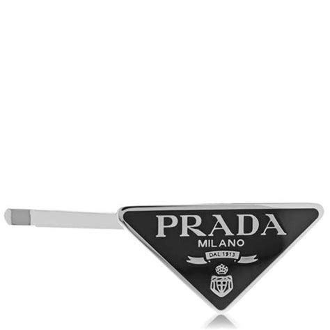 prada black headband|flannel prada hair clips.